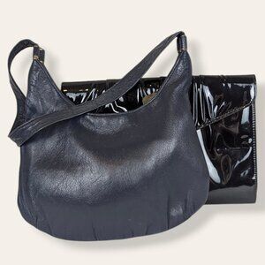 Set of 2 Vintage Purses (Leather/Patent Leather)